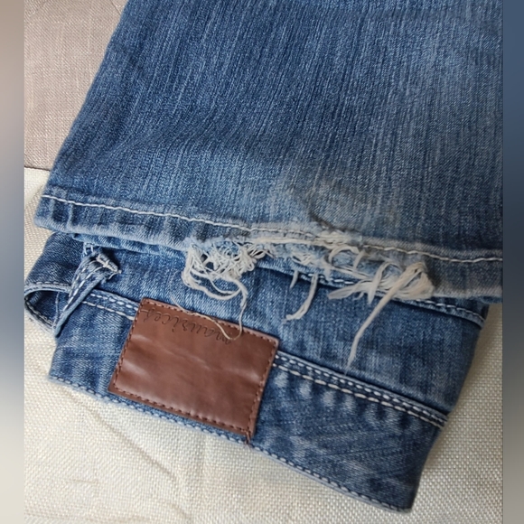 Maurices size 14 long Straight leg distressed jeans - Picture 7 of 11